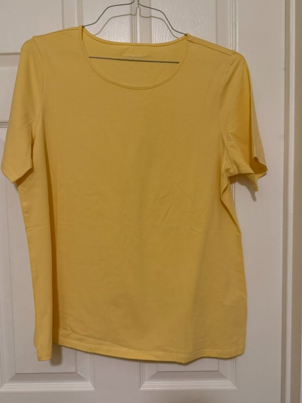 Coldwater Creek Yellow colored T-shirt - size L
